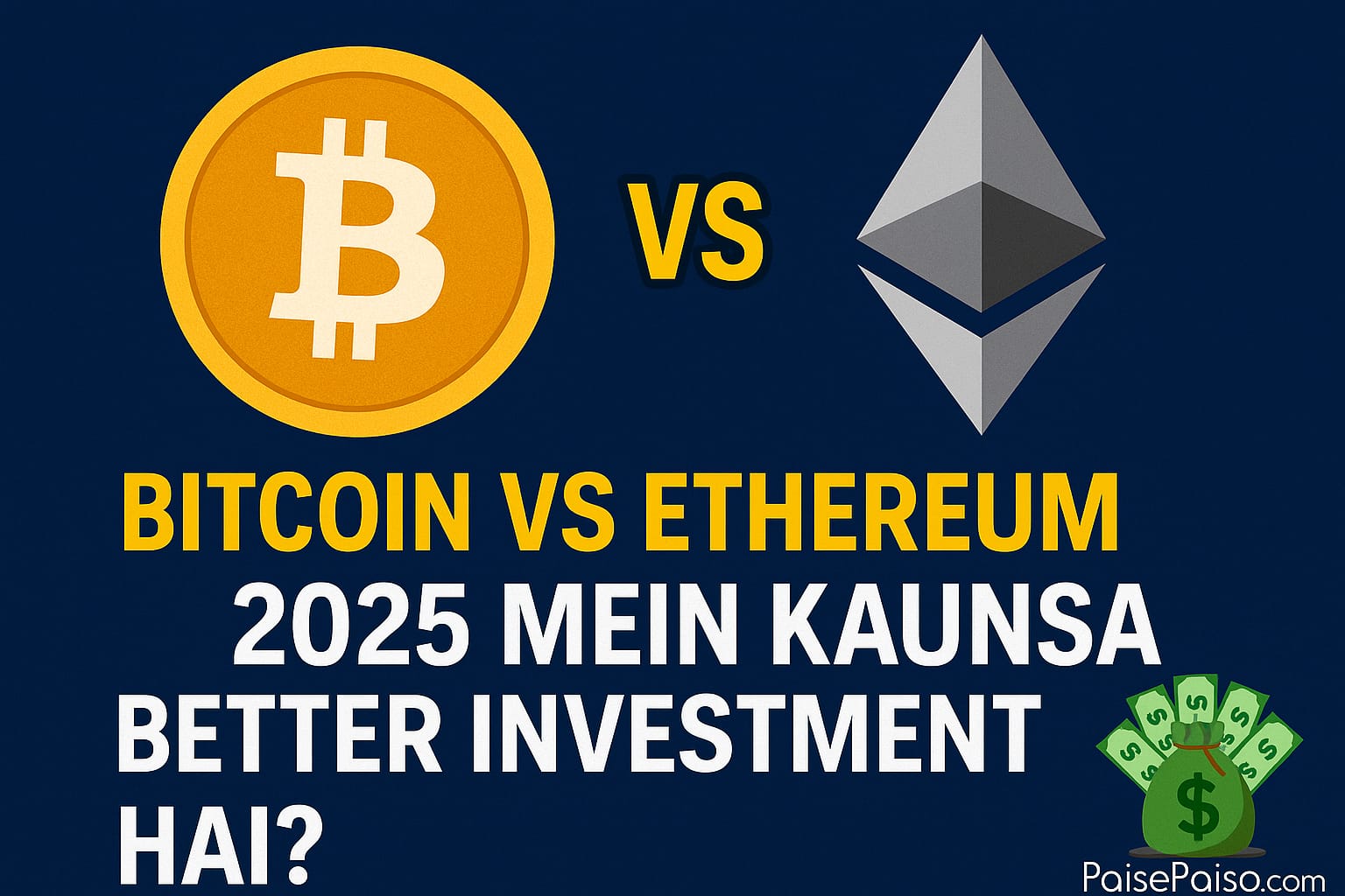 Bitcoin vs Ethereum in 2025