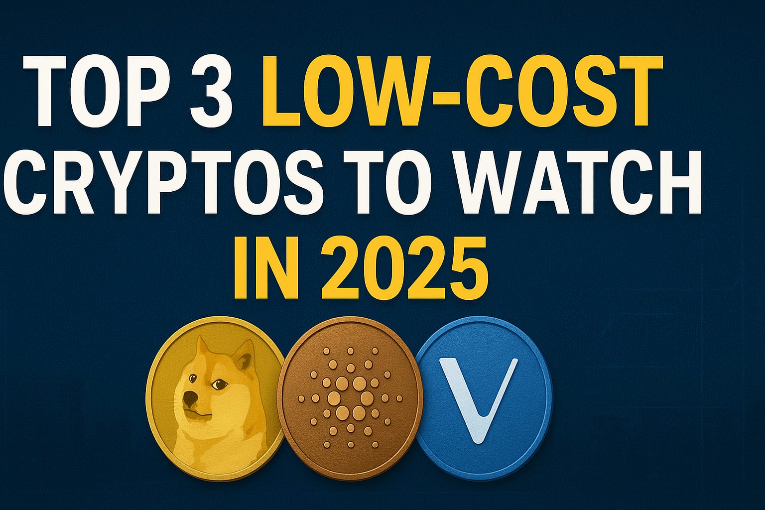 Top 3 Low-Cost Cryptos